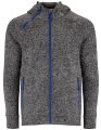 Heren Hoodie met rits Everest Roly CQ5064 heather zwart